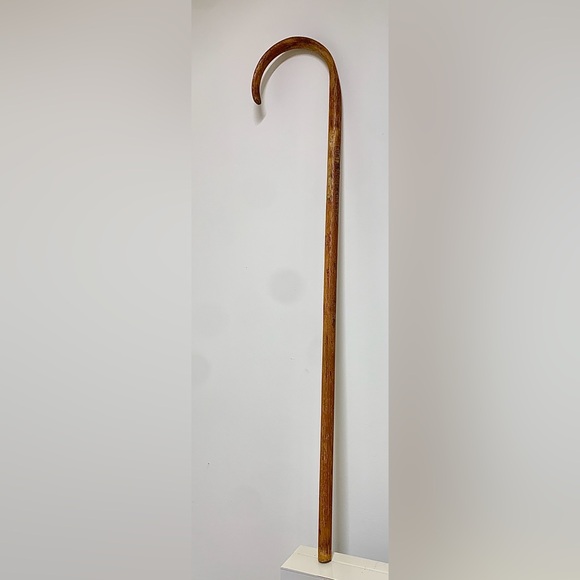 Antique 77th Nevins Twp 4-H Fontanet Bean Dinner Cane Walking Stick - Picture 7 of 16